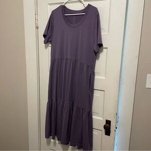 Woolx Lucia Dress XL Montana Grape